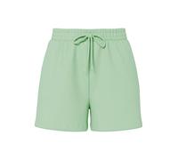 Sweatshorts PIECES "PCCHILLI SUMMER HW SHORTS UB NOOS BC", Damen, Gr. S, N-Gr, sprucestone, Sweatware, Obermaterial: 50% Baumwolle, 50% Polyester, unifarben, regular fit kurz, Hosen Sweatshorts, mit E