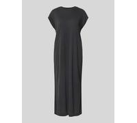 PIECES Gerades Freizeitkleid aus Viskose-Mix Modell 'ANORA' in Black, Größe XS