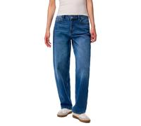 PIECES Barrel Jeans aus Baumwoll-Mix Modell 'GRACE' in Jeansblau, Größe 31/32