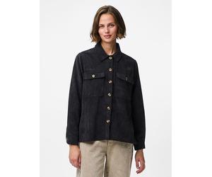 Pieces Hemd "Ceffi" in Schwarz - Größe M | Damen Blusen