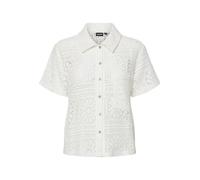 Pieces Hemd in Weiß - Größe S | Damen Blusen