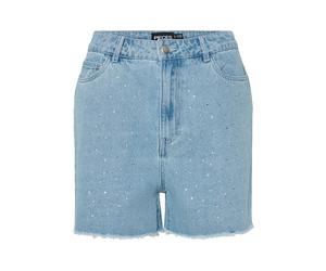 Pieces Jeans-Shorts "Tamra" in Hellblau - Größe L | Shorts