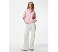 Pieces Jeansbluse "Pcsky" in Rosa - Größe S | Damen Blusen