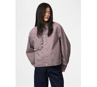 Pieces Jeansjacke "Pcbillo" in Lila - Größe M | Damenjacken
