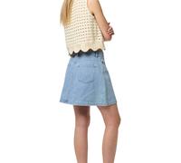 PIECES Jeansrock in A-Linie aus hellblauem Denim M Regular Fit