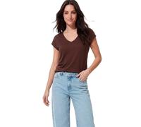 Pieces Kamala Kurzarm-t-shirt Mit V-ausschnitt