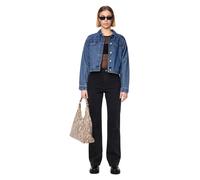 Pieces Kesia Jeans Mom Fit in blau mit Zerstörungs Effekten L Loose Fit