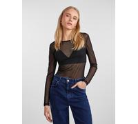 PIECES Pcninni Ls Mesh Top Noos Bc für Damen - XS
