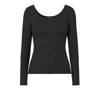 Pieces Longsleeve "Kitte" in Schwarz - Größe M | Damen Tops