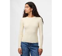 Pieces Longsleeve "Pcmira" in Creme - Größe XS | Damen Tops