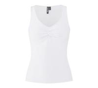 Pieces Slim Fit Top aus Viskose-Mix Modell 'MALIVA' in Weiss, Größe XL