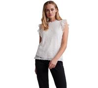 Pieces Olline Lace ärmellose Bluse