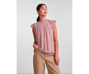 Pieces Olline Lace ärmellose Bluse
