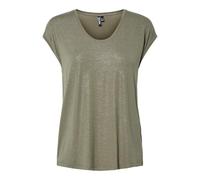 PIECES - PCALICE SS GLITTER TEE JRS NOOS BC Deep Lichen Green - Gr. - M