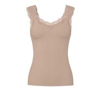 Pieces Barbera Lace Sleeveless T-shirt Beige M Frau (Herstellerartikelnummer: 17106017-WarmTaupe-M)