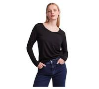 Pieces Billo Long Sleeve V Neck T-shirt Schwarz M Frau (Herstellerartikelnummer: 17133288-Black/StripesBlackLurex-M)