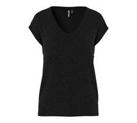 pieces Rundhalsshirt PCBILLO, mit gestreiftem Glitzer Effekt L schwarz Damen Jersey Shirts Sweatshirts L schwarz