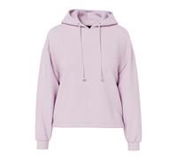 Hoodie PIECES "PCCHILLI LS HOODIE NOOS BC", Damen, Gr. M, winsome orchid, Sweatware, Obermaterial: 50% Baumwolle, 50% Polyester, unifarben, regular fit taillenbedeckt, Rundhals, Sweatshirts (42897703-