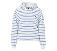 PIECES - PCCHILLI LS HOODIE STRIPES EMB NOOS BC cloud dancer - Gr. - M