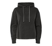 Pieces Hoodie PCCHILLI LS WASHED NOOS BC – 50/50 Baumw./Polyester – Damen XS Schwarz
