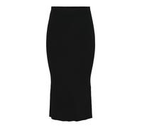 PIECES - PCCRISTA HW MIDI KNIT SKIRT NOOS BC black - Gr. - L