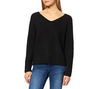 Pieces Ellen V Neck Sweater Schwarz L Frau (Herstellerartikelnummer: 17114251-Black-L)