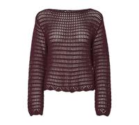 Pieces Pullover "Fallon" in Braun - Größe M | Damen Pullover Cardigans