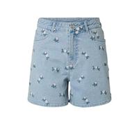 PIECES Pcflora Hw Denim Emb Shorts Noos