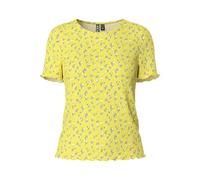 PIECES Pcflora Ss O-Neck Top Bc