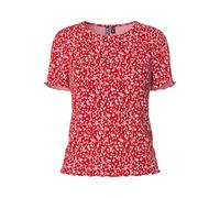 PIECES Pcflora Ss O-Neck Top Bc
