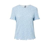 PIECES Pcflora Ss O-Neck Top Bc