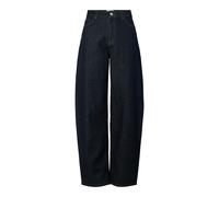 PIECES - PCGRACE MW BARREL ANK JEANS NOOS BC Dark Blue Denim - Gr. - 32