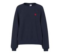PIECES Pcgreta Ls Emb Ub Sweat Noos