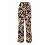 Pieces Loose Fit Stoffhose mit Allover-Print Modell 'GURLA' in Metallic Black, Größe M