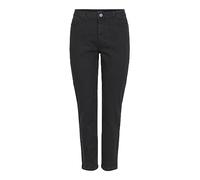 Pieces Kesia Mom High Waist Ankle Jeans L Black Denim (Herstellerartikelnummer: 17102089-BlackDenim-L)