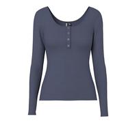 PIECES Damen Shirt 'PCKITTE' taubenblau, Größe XS, 5195232 Taubenblau XS