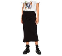 Pieces Kylie Mid Waist Midi Skirt Schwarz XL Frau (Herstellerartikelnummer: 17101527-Black-XL)