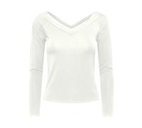 PIECES Pcmaliva Ls Off Shoulder V-Neck Top Noos