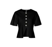 PIECES Pcmarie Ss O-Neck Split Knit