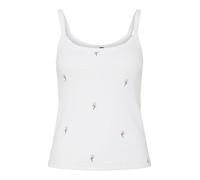 PIECES Pcmay Strap Embroidery Top JRS Bc