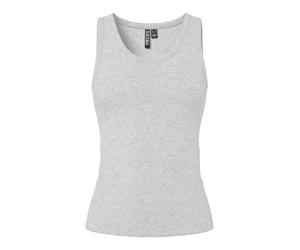 PIECES - PCMAY TANK TOP JRS NOOS BC Light Grey Melange - Gr. - S
