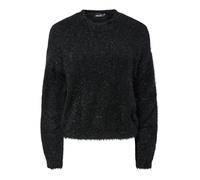 PIECES - PCMIE LS O-NECK KNIT black - Gr. - M