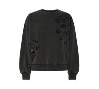 PIECES - PCMIE LS SEQUINS SWEATSHIRT JRS BC Black - Gr. - S