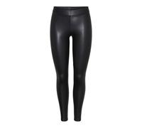 PIECES Damen Leggings 'PCNEW SHINY LEGGINGS NOOS' schwarz, Größe S/M, 453752 Schwarz S