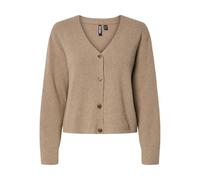Pieces Cardigan "Pcora" in Hellbraun - 18% | Größe M | Damen Pullover Cardigans