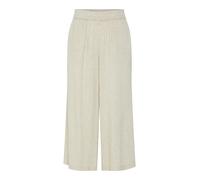 Pieces Pia Culotte Wide Leg Hochbundhosen XL Birch / Melange
