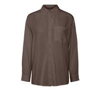PIECES - PCPIA LS LOOSE SHIRT WVN NOOS Coffee Quartz - Gr. - L