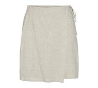 PCPIA LINEN MIX MW WRAP SKIRT WVN N M