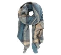 Pieces Pyron Checked Scarf Blau Mann (Herstellerartikelnummer: 17092029-Trooper-OS)