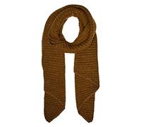 PIECES Damen PCPYRON STRUCTURED LONG SCARF NOOS 17105988, Dark Olive, ONE SIZE